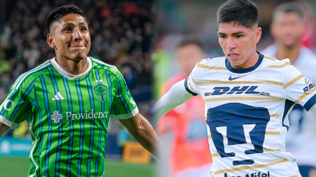 Seattle Sounders de Ruidíaz y Pumas de Quispe se ven las caras por la Legues Cup.