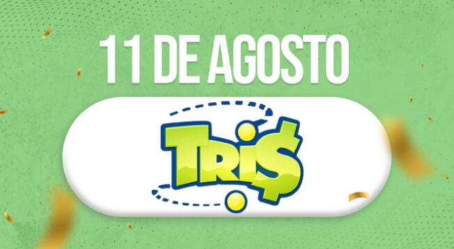 Transmisión EN VIVO del sorteo Tris de este domingo 11 de agosto.