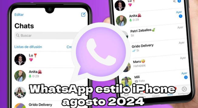 Descarga WhatsApp estilo iPhone GRATIS para smartphone Android