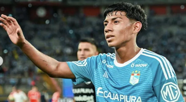 Maxloren Castro no jugará en el Sporting Cristal vs Atlético Grau por inédito motivo