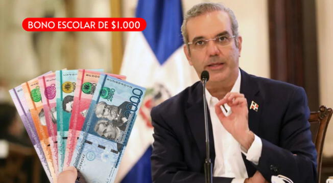 El Bono Escolar de $1,000 de República Dominicana ya está disponible.