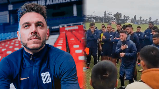 Mariano Soso habló con los hinchas de Alianza Lima previo al partido ante Cristal.