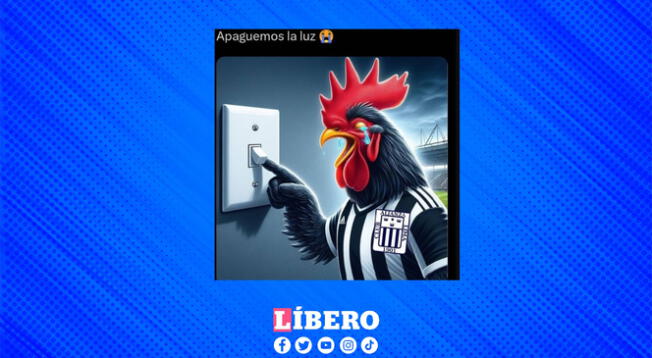 Los hinchas no olvidan 'el apagón' y viralizaron meme tras resultado obtenido por Alianza Lima.