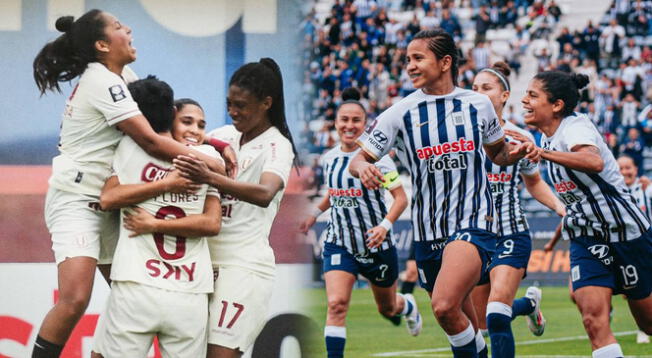 Universitario vs Alianza Lima por la final de la Liga Femenina.