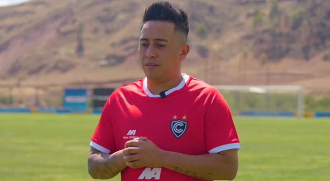 Christian Cueva se pronunció tras ser presentado en Cienciano del Cusco.