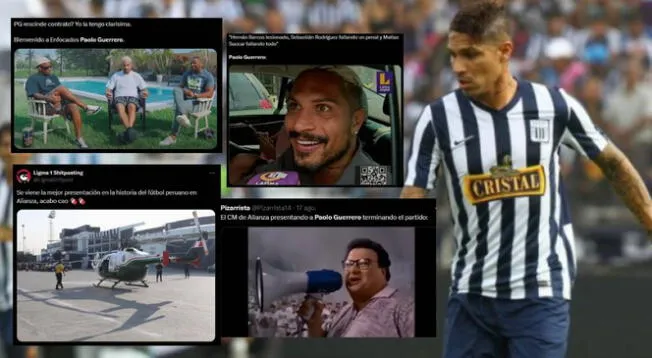 Usuarios crearon divertidos memes tras deslizarse la posibilidad de que Paolo Guerrero llegue a Alianza Lima.