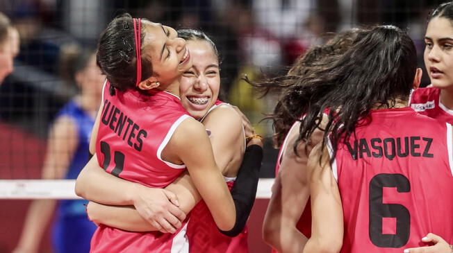 Selección peruana venció a Argentina y está en cuartos del Mundial de Vóley Sub 17.