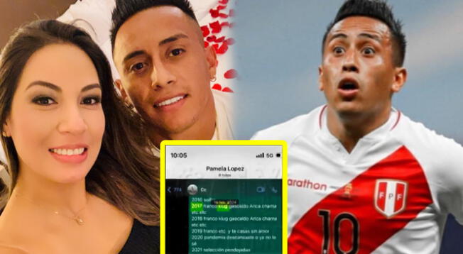 Pamela López reveló con quién más le fue infiel Christian Cueva.