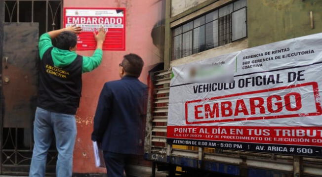 La municipalidad de tu distrito si puede embargar tu vivienda.