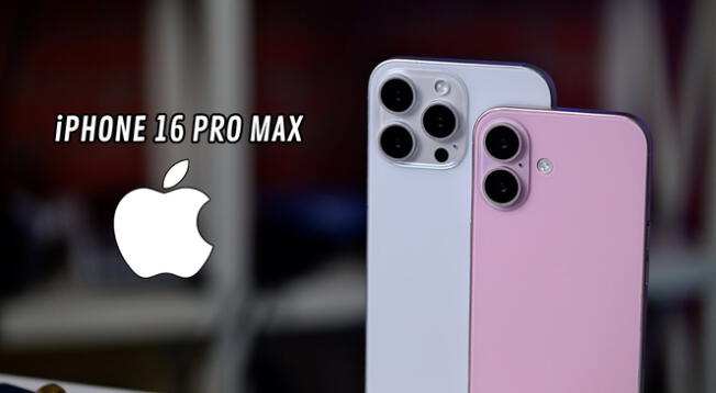 Dimensiones del tamaño iPhone 16 Pro Max en comparación al iPhone 15 Pro Max.