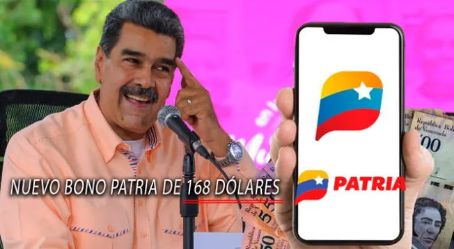 El Nuevo Bono Patria de 168 dólares llegará al Sistema Patria en agosto 2024.