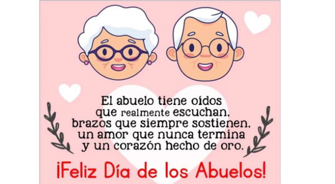 Día de los abuelos, 26 de agosto: revisa qué imágenes son las ideales