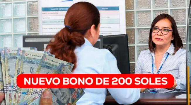 Accede a más información del bono de 200 soles para servidores públicos del Estado.