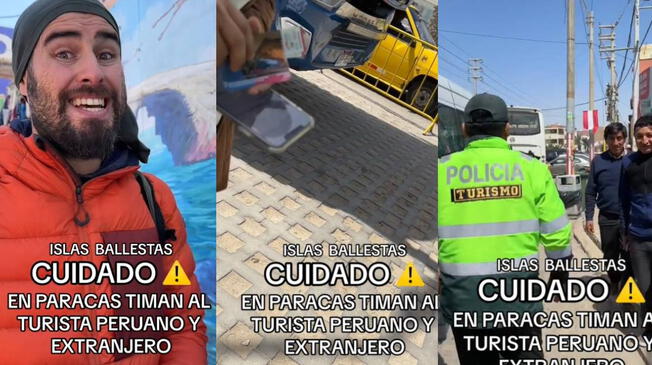 Españoles descubrieron la estafa que hay en ciertos servicios turísticos de Paracas.