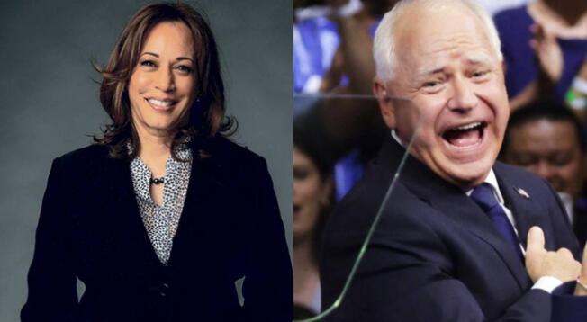 Este es el repentino anuncio de Kamala Harris y Tim Walz.