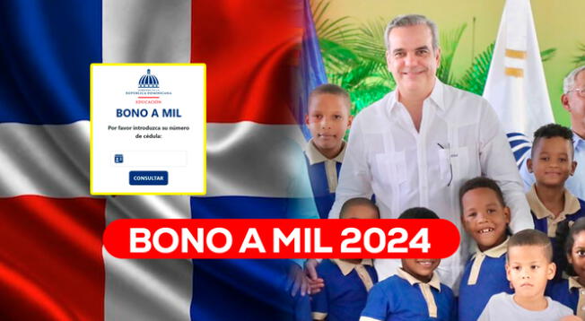 El Gobierno de Luis Abinader está entregando el Bono a Mil 2024 a nivel nacional.