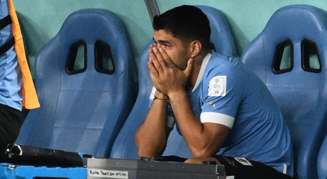 Luis Suárez se retira de Uruguay.