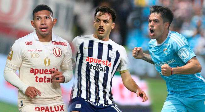 Santiago González, Edison Flores y Sebastián Rodriguez son los jugadores más valiosos de la Liga 1