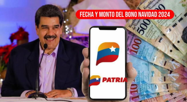 El Bono Feliz Navidad 2024 llegaría al Sistema Patria con nuevo monto.