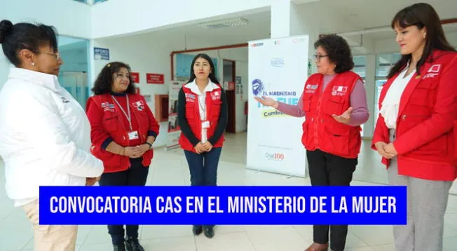 Conoce la oferta laboral que ofrece el Ministerio de la Mujer para el área de Recursos Humanos.