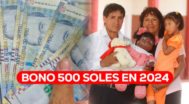 El Ministerio de Vivienda realiza la entrega del Bono de 500 en favor de las familias peruanas.