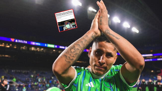 Raúl Ruidíaz no seguirá en Seattle Sounders, informan desde EE. UU.