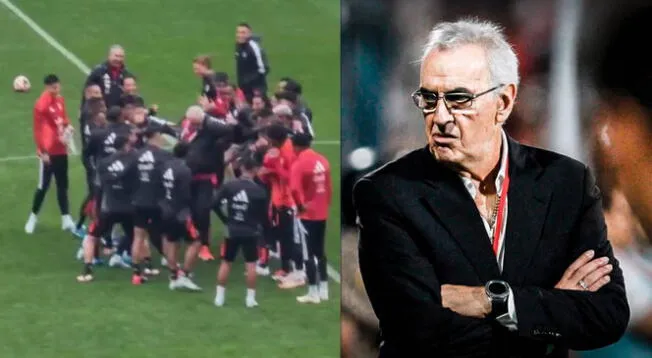 Jorge Fossati se molestó con sus seleccionados.