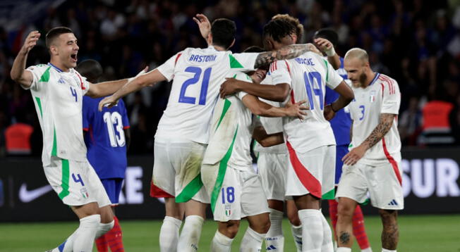 Italia venció a Francia en París por la UEFA Nations League 2024-25.