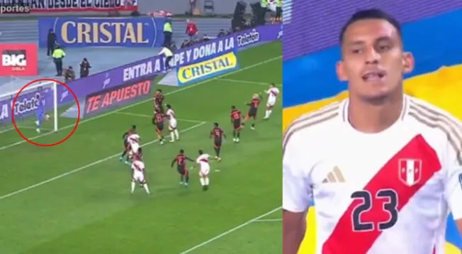 Alex Valera apareció así en el Perú vs. Colombia por Eliminatorias.