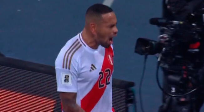 Alexander Callens anotó el 1-0 de Perú sobre Colombia