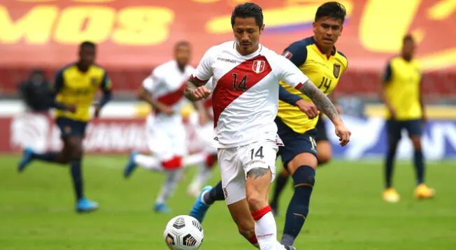 Lapadula estuvo presente en la victoria de Perú por 2-1 sobre Ecuador en Quito el pasado 08/06/2021.