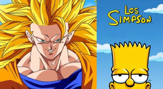 Conoce cuál sería el aspecto de Goku en Super Saiyajin 3, si fuera un personaje de Los Simpson.