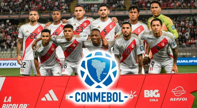 Selección peruana fue sorprendida por la Conmebol con elogios a un futbolista.