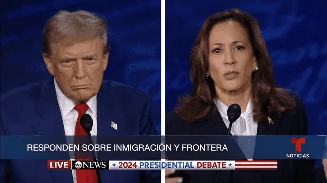 Donald Trump lanzó contundente advertencia sobre Kamala Harris.