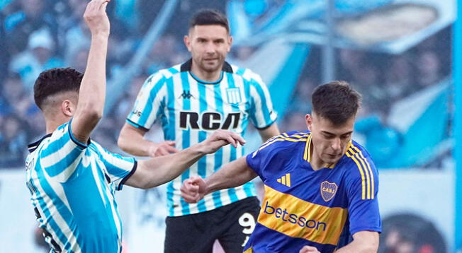 Racing vs. Boca Juniors se midieron por la Liga Profesional.