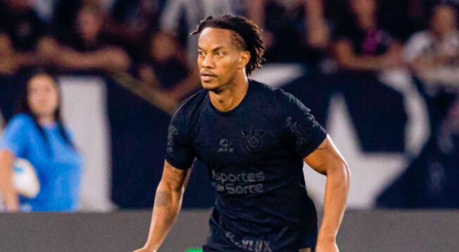 André Carrillo debutó con Corinthians