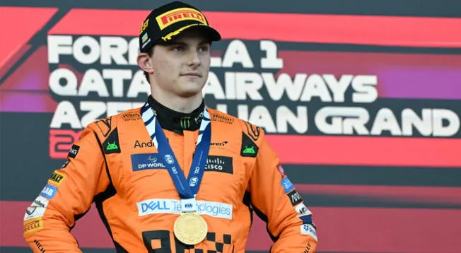 Oscar Piastri ganó el GP de Azerbaiyán.