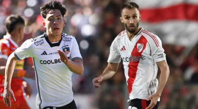 Colo Colo vs. River Plate por la Copa Libertadores.