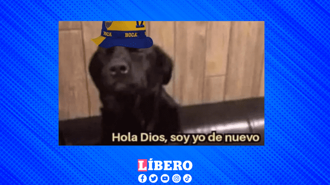 No faltaron los memes aludiendo que los hinchas de Boca pedían una ayuda del más allá.