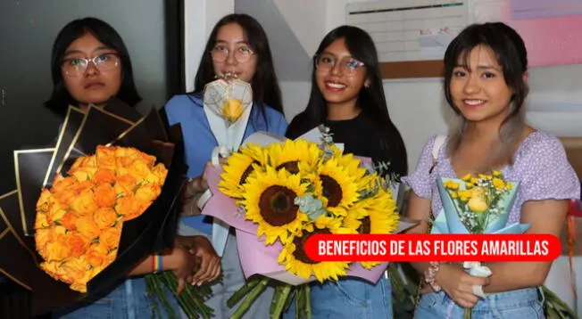 Las flores amarillas producen un mejor estado de ánimo en las personas.