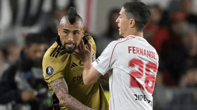 Vidal volvió a irse contra River Plate tras ser eliminado de la Libertadores.