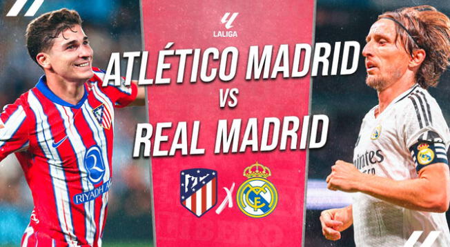 Atlético Madrid recibe a Real Madrid por la fecha 8 de LaLiga EA Sports 2024-25