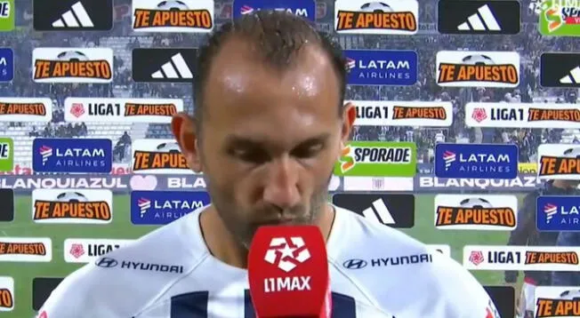 Hernán Barcos confesó no estar bien tras el partido entre Alianza Lima vs Melgar.