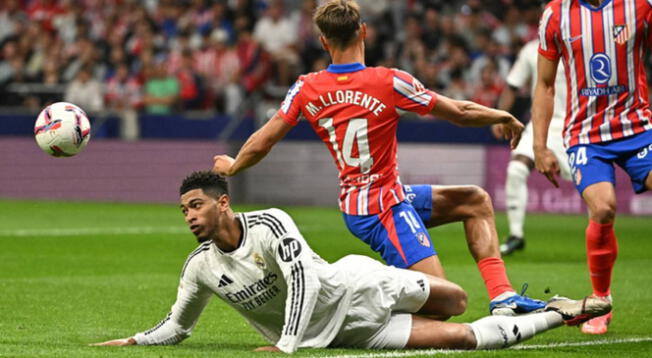 Real Madrid visitó al Atlético Madrid.