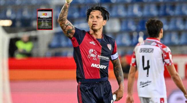 Gianluca Lapadula no fue convocado por Cagliari para duelo contra Parma