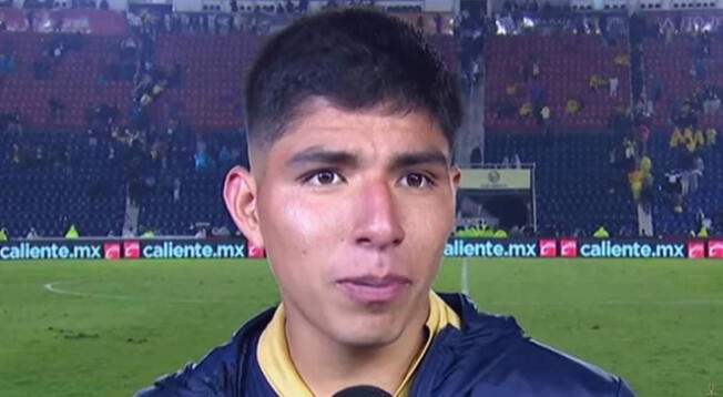 Piero Quispe declaró en la victoria por 1-0 de Pumas UNAM sobre América