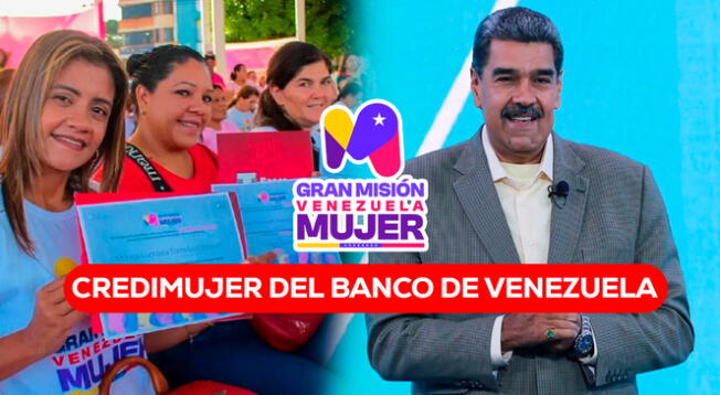 Mujeres emprendedoras pueden obtener CrediMujer, crédito que ofrece hasta 3.000 dólares a través del Banco de Venezuela.