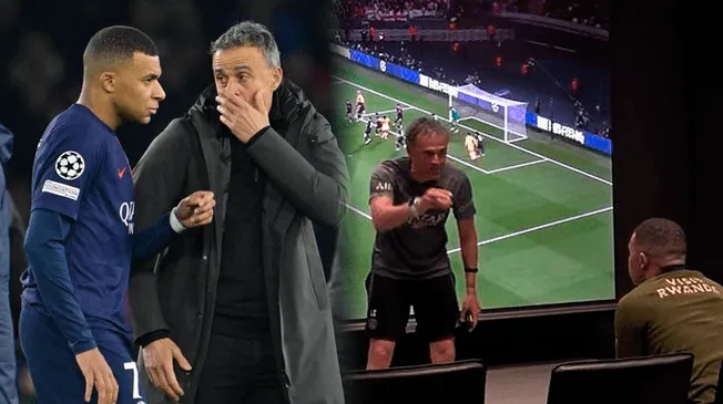 Salió a la luz una charla de Luis Enrique a Kylian Mbappé en el PSG.