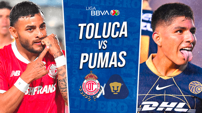 Toluca y Pumas jugarán en el Estadio Nemesio Díez por el Torneo Apertura 2024.