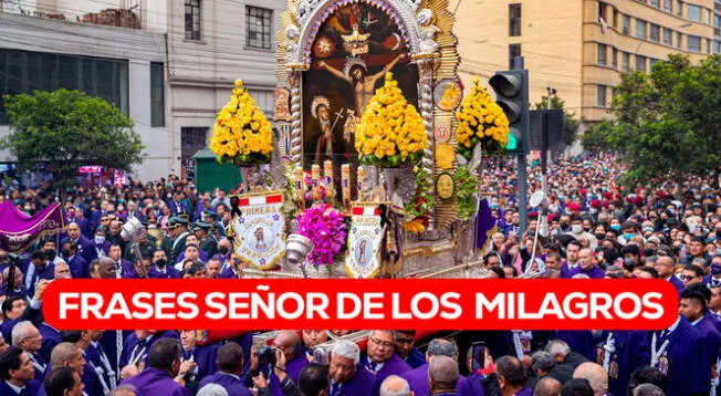 Revisa las mejores frases e imágenes del Señor de los Milagros para enviar a tus contactos de WhatsApp.